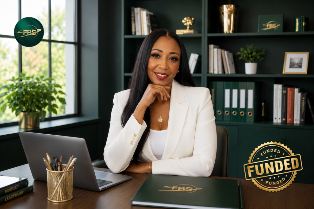 A professional African American woman in an executive setting, using a sleek laptop in a modern environment with polished surfaces and natural light.